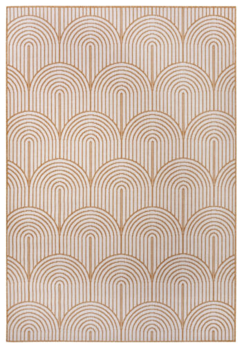 Hanse Home, Kusový koberec Pangli 105849 Ochre – na von aj na doma, 200x290, žltá, chodba / predsieň