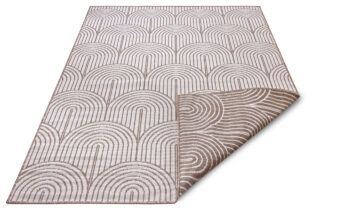 Hanse Home, Kusový koberec Pangli 105850 Linen – na von aj na doma, 240x330, hnedá, chodba / predsieň