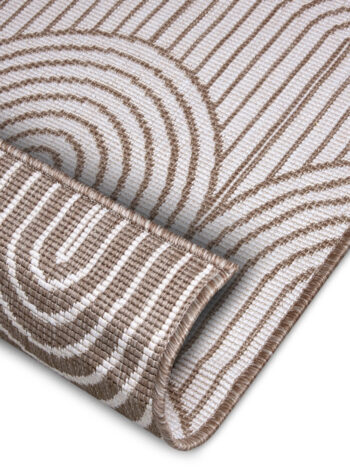 Hanse Home, Kusový koberec Pangli 105850 Linen – na von aj na doma, 240x330, hnedá, chodba / predsieň