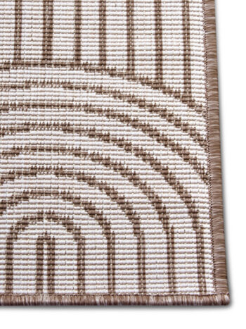 Hanse Home, Kusový koberec Pangli 105850 Linen – na von aj na doma, 240x330, hnedá, chodba / predsieň