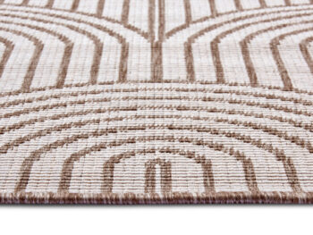 Hanse Home, Kusový koberec Pangli 105850 Linen – na von aj na doma, 240x330, hnedá, chodba / predsieň