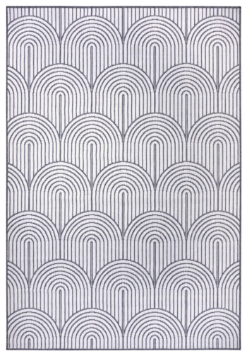 Hanse Home, Kusový koberec Pangli 105851 Silver – na von aj na doma, 200x290, šedá, chodba / predsieň