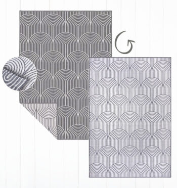 Hanse Home, Kusový koberec Pangli 105851 Silver – na von aj na doma, 240x330, šedá, chodba / predsieň