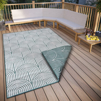 Hanse Home, Kusový koberec Pangli 105853 Green – na von aj na doma, 240x330, zelená, chodba / predsieň