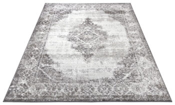 Hanse Home, Kusový koberec Shine 105918 Retro Cream Black, 120x170, šedá, obývacia izba