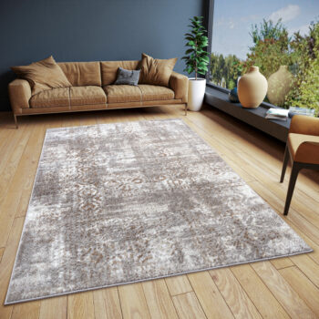 Hanse Home, Kusový koberec Shine 105924 Style Grey Brown, 67x120, hnedá, obývacia izba