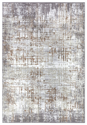 Hanse Home, Kusový koberec Shine 105925 Abstract Cream Grey, 67x120, šedá, obývacia izba