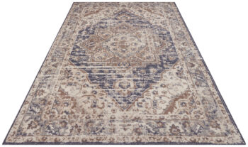 Hanse Home, Kusový koberec Terrain 105595 Sand Cream Blue, 80x120, béžová, obývacia izba