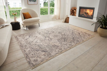 Hanse Home, Kusový koberec Terrain 105596 Sand Cream Grey, 80x120, béžová, obývacia izba