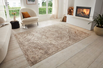 Hanse Home, Kusový koberec Terrain 105597 Sand Cream Brown, 80x120, hnedá, obývacia izba