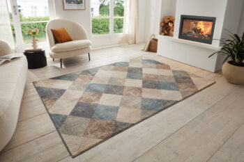 Hanse Home, Kusový koberec Terrain 105598 Bakke Cream, 80x120, viacfarebná, obývacia izba