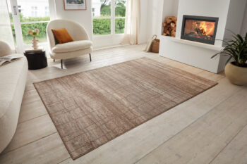 Hanse Home, Kusový koberec Terrain 105599 Jord Cream Beige, 80x120, hnedá, obývacia izba