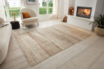 Hanse Home, Kusový koberec Terrain 105600 Jord Cream, 240x340, béžová, obývacia izba