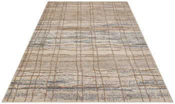 Hanse Home, Kusový koberec Terrain 105601 Jord Cream Blue, 80x120, béžová, obývacia izba
