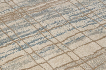 Hanse Home, Kusový koberec Terrain 105601 Jord Cream Blue, 80x200, béžová, obývacia izba