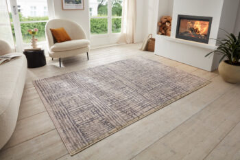 Hanse Home, Kusový koberec Terrain 105602 Sole Cream Grey, 80x120, šedá, obývacia izba
