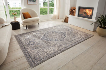 Hanse Home, Kusový koberec Terrain 105604 Orken Grey Cream, 80x120, šedá, obývacia izba