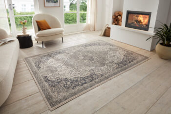 Hanse Home, Kusový koberec Terrain 105605 Orken Cream Grey, 80x120, béžová, obývacia izba