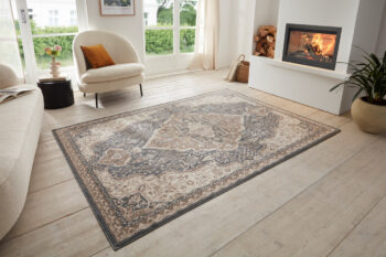 Hanse Home, Kusový koberec Terrain 105607 Orken Black Brown, 120x170, hnedá, obývacia izba