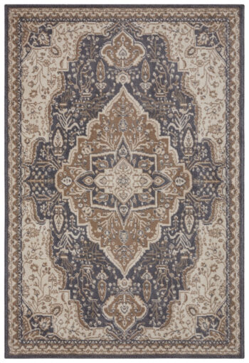 Hanse Home, Kusový koberec Terrain 105607 Orken Black Brown, 240x340, hnedá, obývacia izba