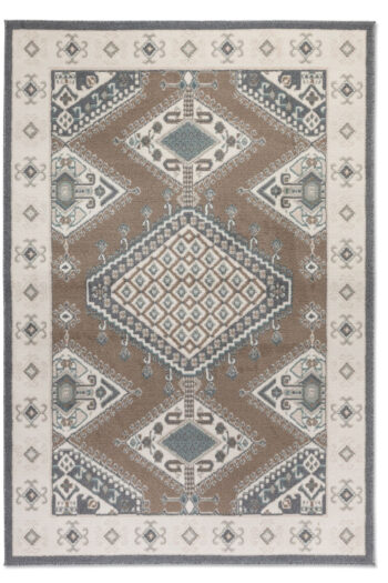 Hanse Home, Kusový koberec Terrain 106003 Brown Cream, 80x120, hnedá, obývacia izba
