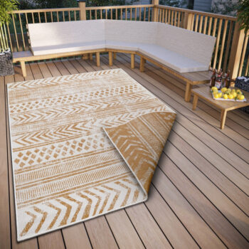 Hanse Home, Kusový koberec Twin Supreme 105787 Ochre – na von aj na doma, 80x150, žltá, chodba / predsieň