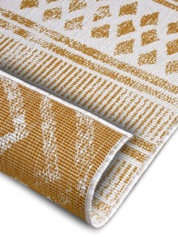 Hanse Home, Kusový koberec Twin Supreme 105787 Ochre – na von aj na doma, 80x150, žltá, chodba / predsieň