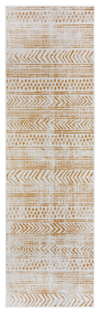 Hanse Home, Kusový koberec Twin Supreme 105787 Ochre – na von aj na doma, 80x250, žltá, chodba / predsieň