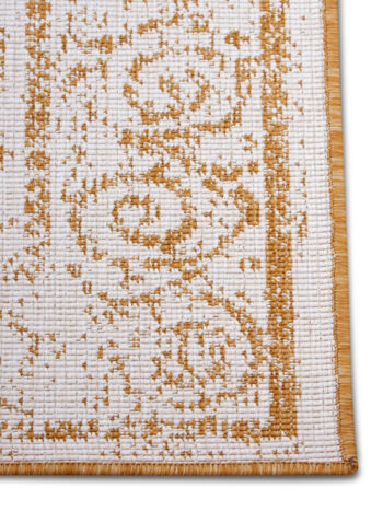 Hanse Home, Kusový koberec Twin Supreme 105788 Cebu Ochre – na von aj na doma, 80x150, žltá, chodba / predsieň