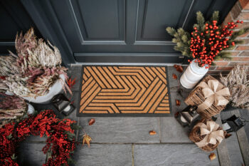 Hanse Home, Rohožka Labyrinth 105934 - na von aj na doma, 45x75, hnedá, chodba / predsieň
