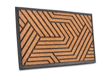 Hanse Home, Rohožka Labyrinth 105934 - na von aj na doma, 45x75, hnedá, chodba / predsieň