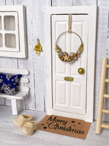 Hanse Home, Rohožka Merry Christmas 105697 – na von aj na doma, 45x70, hnedá, chodba / predsieň