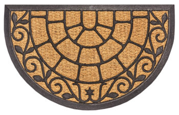 Hanse Home, Rohožka Mix Mats Cocos 105559 - na von aj na doma, 45x75 půlkruh, hnedá, chodba / predsieň