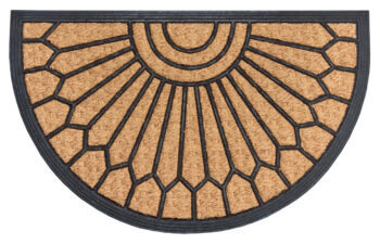 Hanse Home, Rohožka Mix Mats Cocos 105685 – na von aj na doma, 45x75 půlkruh, hnedá, chodba / predsieň