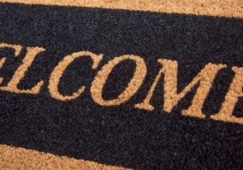 Hanse Home, Rohožka Welcome 105679 – na von aj na doma, 27x70, čierna, chodba / predsieň