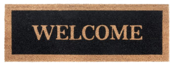 Hanse Home, Rohožka Welcome 105679 – na von aj na doma, 27x70, čierna, chodba / predsieň