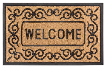 Hanse Home, Rohožka Welcome 105686 – na von aj na doma, 45x75, hnedá, chodba / predsieň