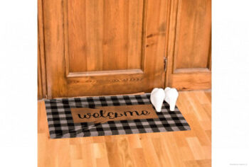 Hanse Home, Rohožka Welcome 105705 – na von aj na doma, 45x70, čierna, chodba / predsieň