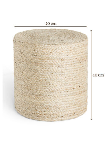 Hanse Home Sedací vak JUTTA POUF 106236 Ivory - 40x40 cm