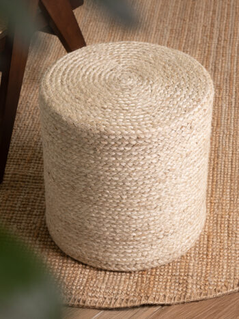 Hanse Home Sedací vak JUTTA POUF 106236 Ivory - 40x40 cm