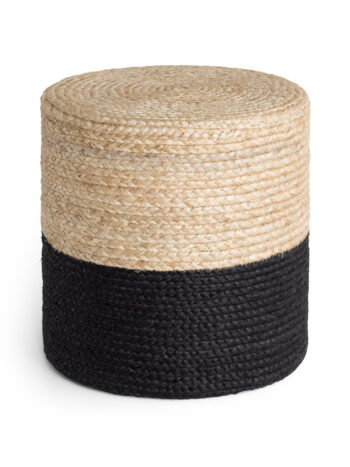 Hanse Home Sedací vak JUTTA POUF 106237 Beige/Black - 40x40 cm