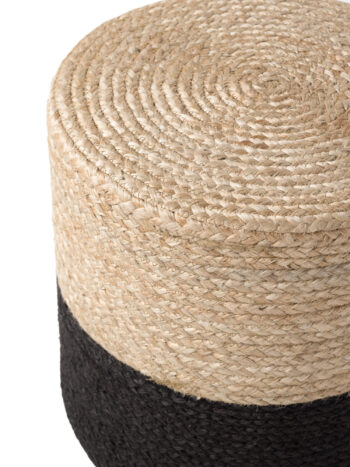 Hanse Home Sedací vak JUTTA POUF 106237 Beige/Black - 40x40 cm