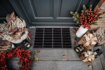 Hanse Home, Vonkajšie čistiaci rohožka Mix Mats Brushes 105648 Black – na von aj na doma, 45x75, čierna, exteriér