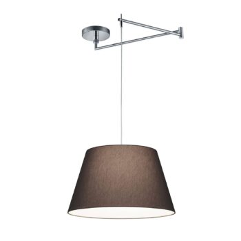 Helestra Certo závesná lampa kužeľ 1pl., antracit