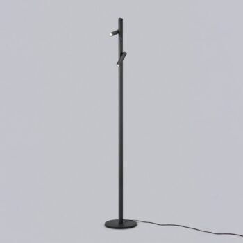 Helestra Coni LED lampa 2 svetlá 160 cm čierna