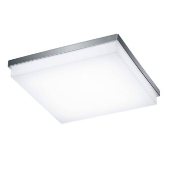 Helestra Cosi stropné LED chróm 31,5x31,5 cm