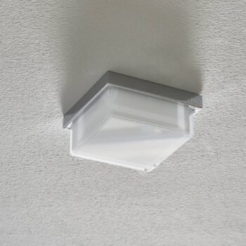 Helestra Cosi stropné LED svietidlo chróm 11x11 cm