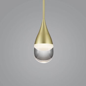 Helestra Deep závesné LED svietidlo, matná zlatá