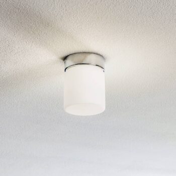 Helestra Keto stropné LED svetlo, valec, chróm
