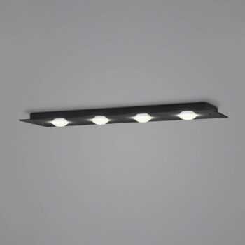Helestra Nomi LED svetlo 75x21 cm stmieva čierna
